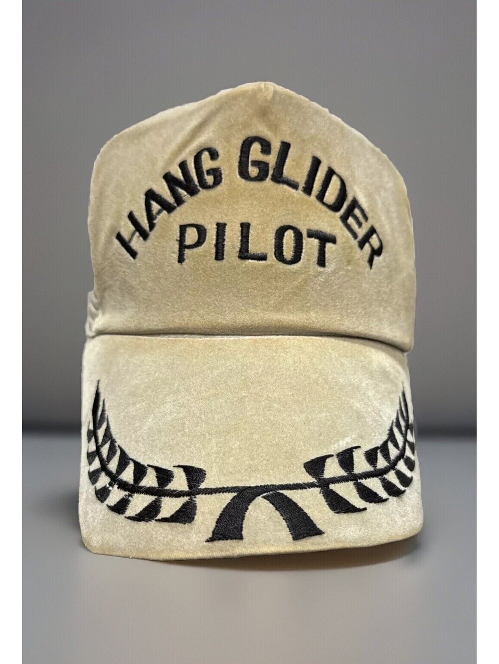 Vintage Hang Glider Pilot Delta Wing Grey SnapBack Baseball Cap